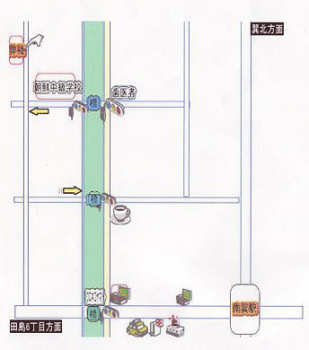 ���s�����F��3����8��10���@������ЃR�o�b�V���[�̒n�}�ł�